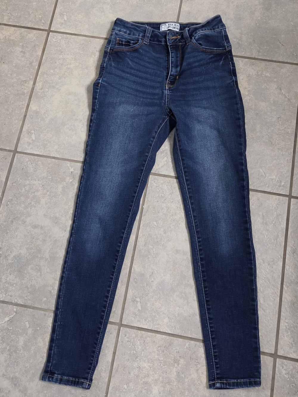 Wax Jean Navy High-Rise Skinny Jeans BUTT I LOVE YOU STYLE